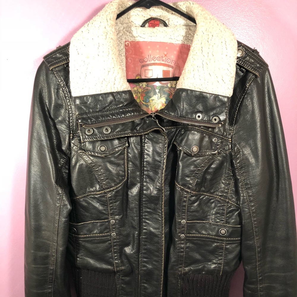Black bomber jacket